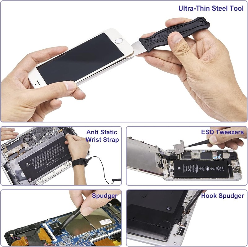 STREBITO Precision Screwdriver Set, 79 in 1 Screwdriver Kit with 58 Bits & Anti gallery