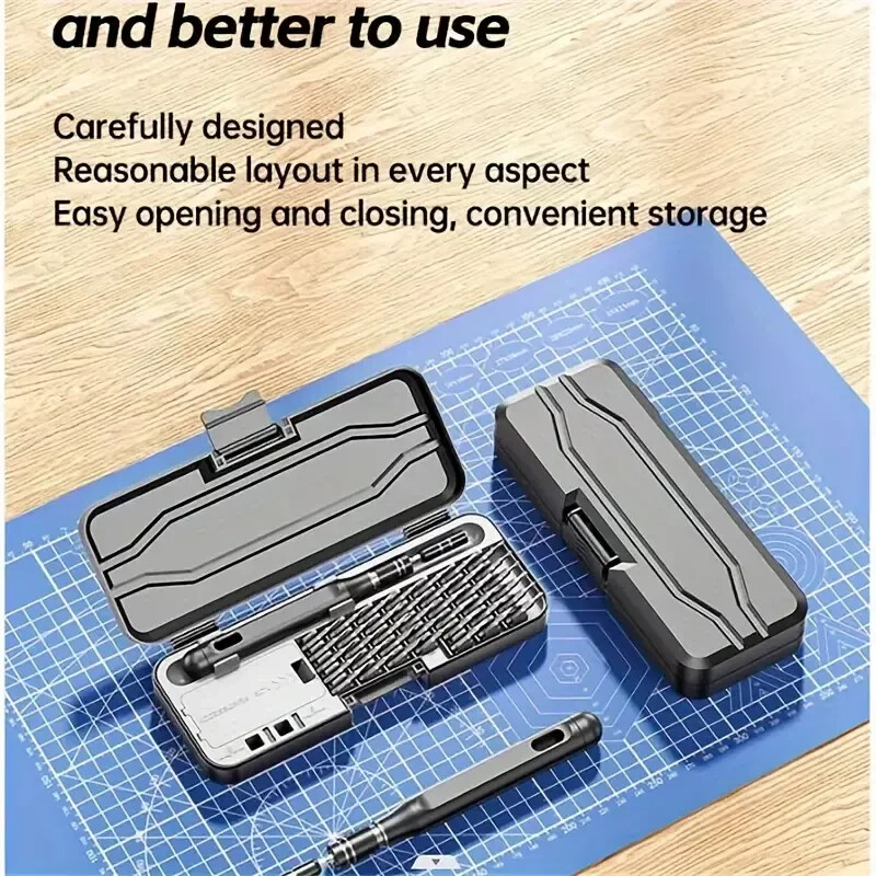 46 in 1 Precision Screwdriver Set Computer Laptop Repair Tool Kit Magnetic Bit gallery