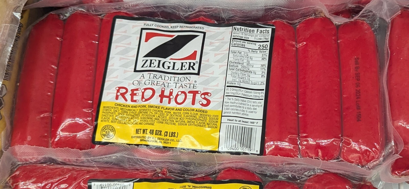 Ziegler Red Hots 48 Oz gallery