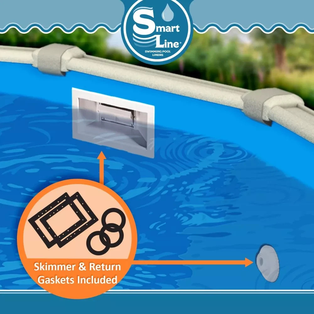 Smartline 16' x 54" Round Swimming Pool 20 Gauge Overlap Liner - Choose Pattern gallery