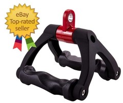 Double D Handle for Cable Machine – Ergonomic Row Handle Cable Attachment – Tria