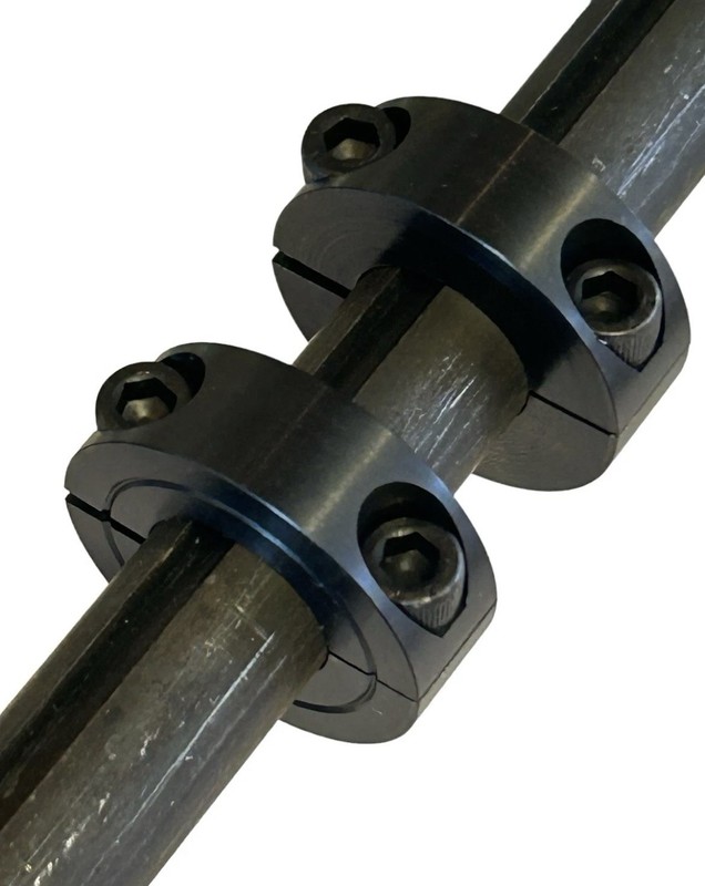 Split Axle Lock Collar 3/4 Inch Bore Steel. 2 Pack.For Go Kart & Mini Bike. gallery