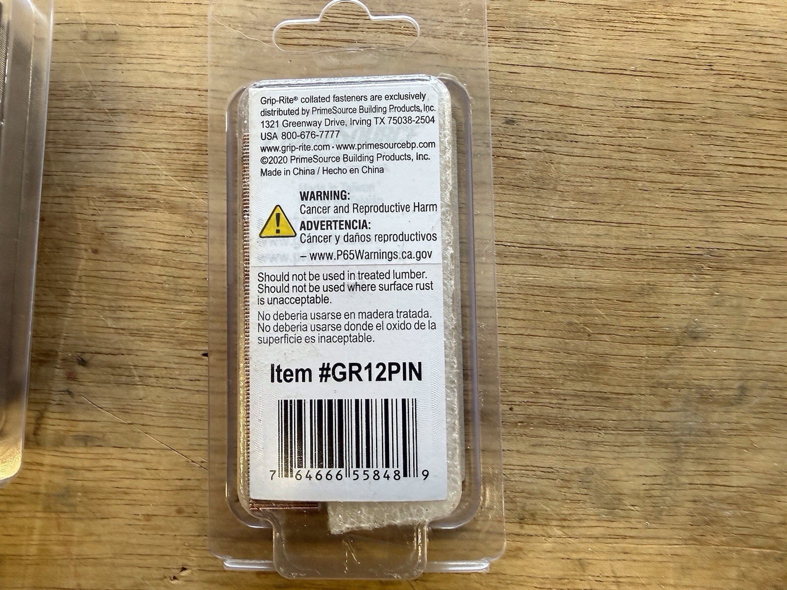 5 Pkgs New Grip Rite Collated Headless Pins 1/2” 23 Ga 3000pcs In Each gallery