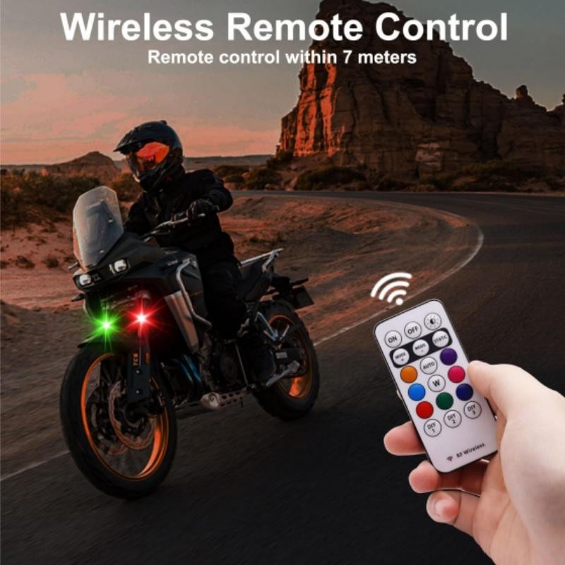 6/2 Pieces Wireless Led Strobe Lights with Remote, 8 Colors Wireless Led Lights gallery