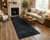 Modern Abstract Runner Rug for Hallway 2x6Ft Non Slip, Gray Washable Kitchen Rug gallery