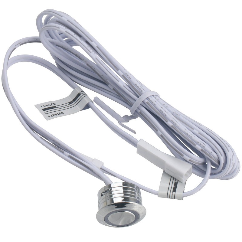 Mini DC 12V Touch Dimmable LED Lamp Strip Closet Sensor Switch With Blue Light gallery