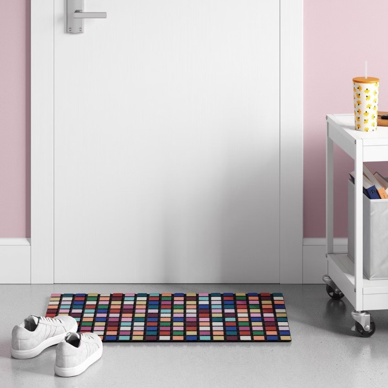 1'6"x2'6" Recycled Rubber Blocks Indoor/Outdoor Doormat : Skid-Resistant1 gallery