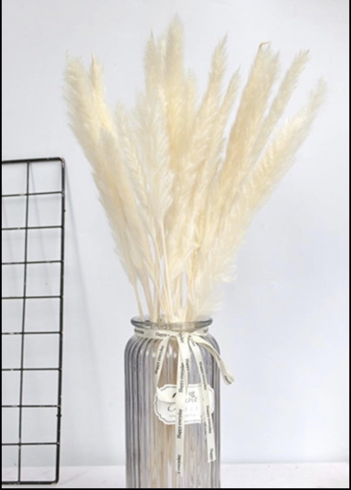 15PCS Natural Dried Pampas Grass 24 In. Reed Flower Wedding Bouquet Home Decors gallery