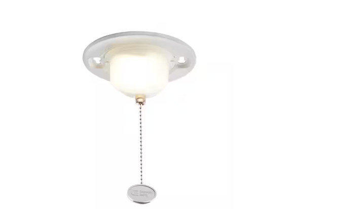 5 In. Closet Light with Pull Chain Utility Light Lampholder LED Flush Mount 650 gallery