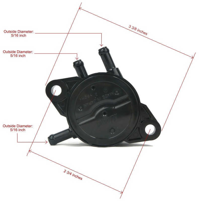 (2 Pack) Briggs & Stratton Gas Gasoline Fuel Pump 808656, 491922, 557033, 597338 gallery