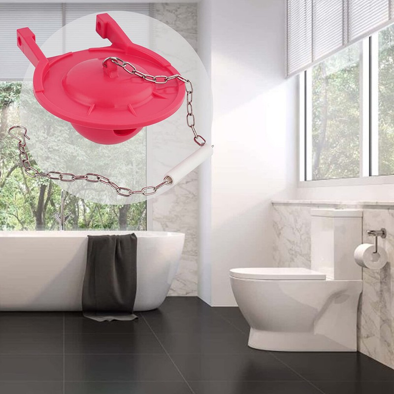 2 Pack 3-Inch Toilet Flapper Replacement Fit with TOTO Flapper Oversized Sealing gallery
