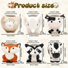 Photken Small Ceramic Succulent Pots - 6 Pack 3 Cartoon Animal Shape Planters gallery