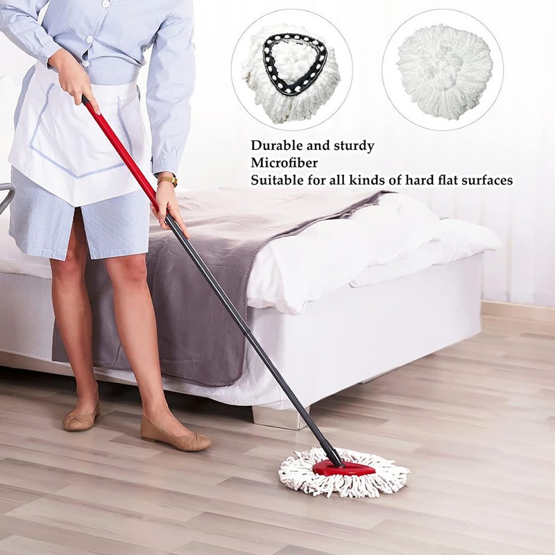 Replacement Microfiber Mop HEAD For O-Cedar Spin Mop Easy Clean Wring Refill gallery