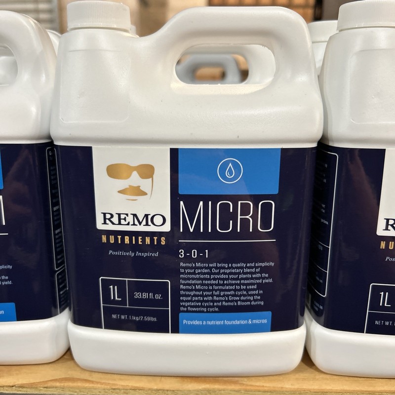 Remo Nutrients Grow / Micro / Bloom Trio 1L Each Base Nutrient Set - Brand NEW gallery
