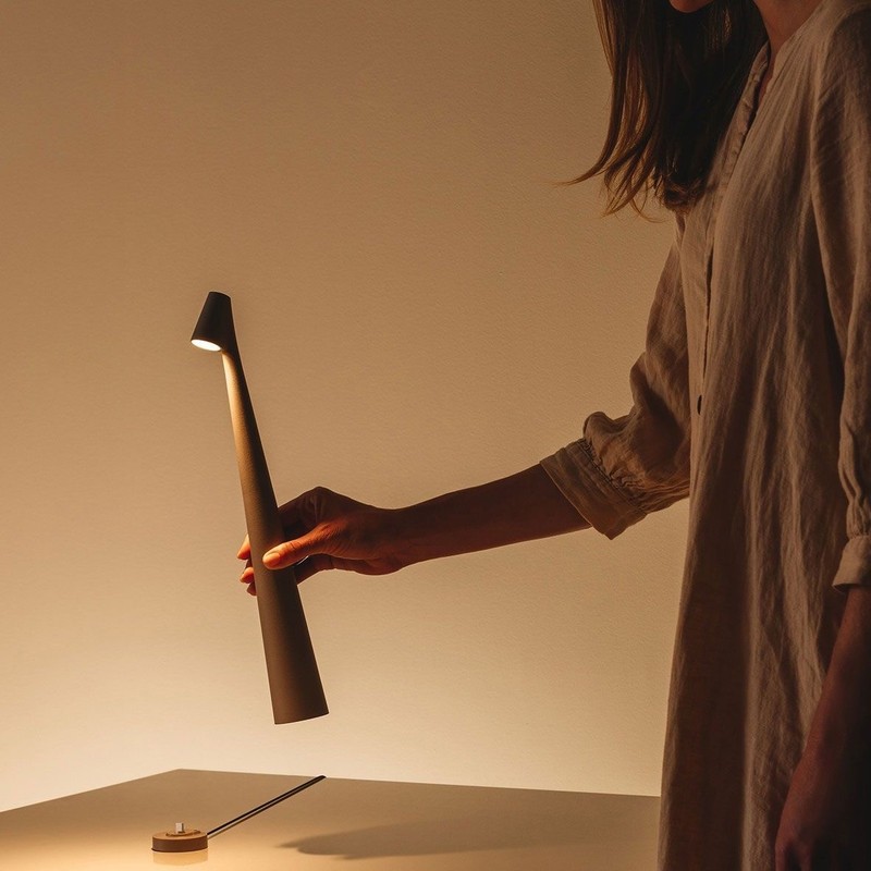 Cordless LED Touch Sensor Table Lamp Rechargeable Dimmable Bar Desk Night Light gallery