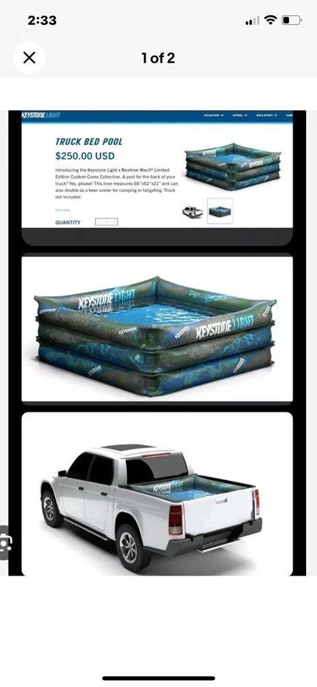Keystone Inflatable Truck Bed Pool