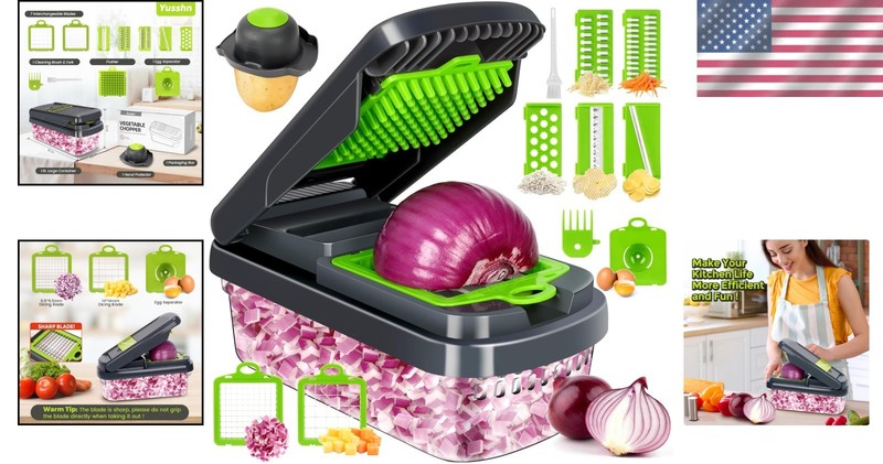 Fullstar The Pro Chopper - Vegetable Chopper and Spiralizer, Food Chopp gallery