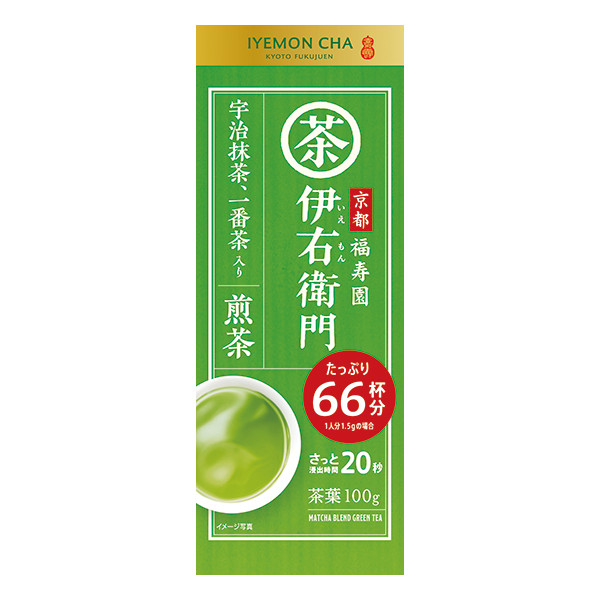 IYEMON MATCHA SENCHA GREEN TEA UJI JAPANESE LOOSE LEAF TEA FUKUJUEN 100g X 6 gallery