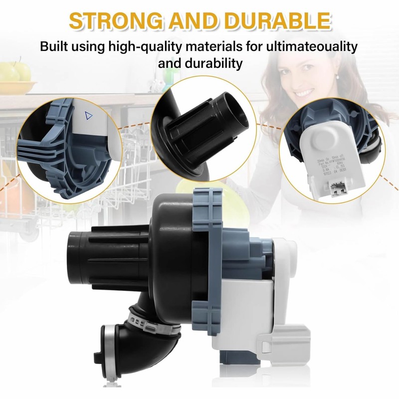 W11084656 Dishwasher Circulation Pump Motor Assembly for Whirlpool WDT730PAHZ0 gallery