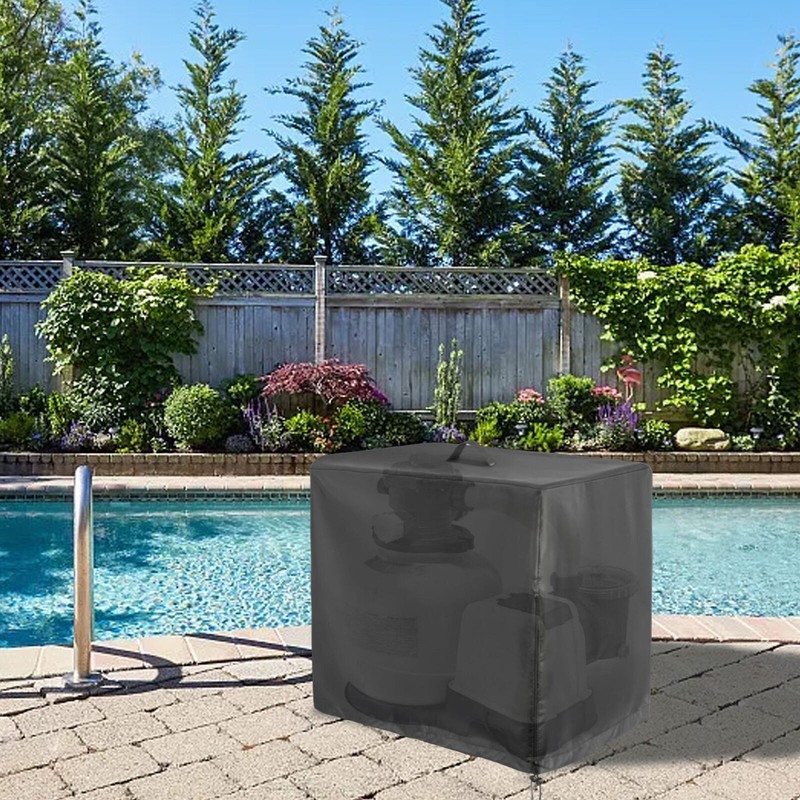34in Pool Filter Pump Cover Pool Filter Cover Oxford Cloth Pool Filter for Intex gallery