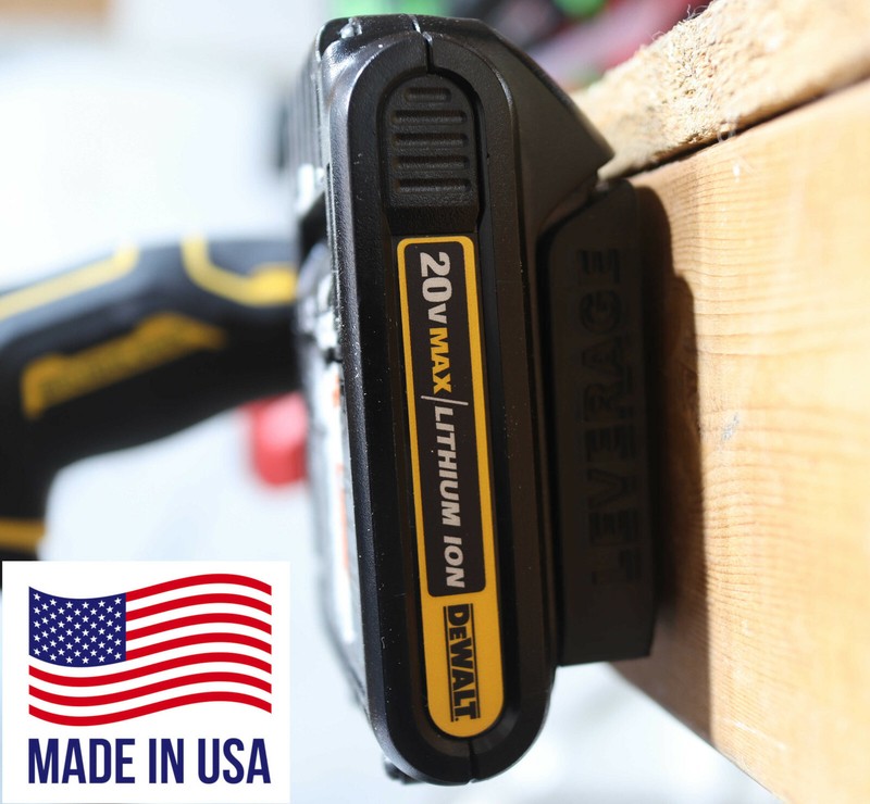 10 / 10 Combo Pack DeWALT 20V 60V Tool & Battery Mounts/Holders - BEST FIT! gallery