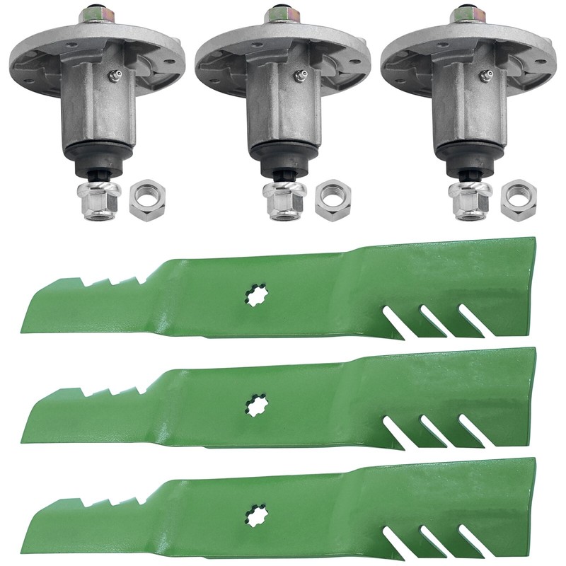 Caltric Deck Spindle & Blade For John Deere E180 S180 LA150 LA175 54" gallery
