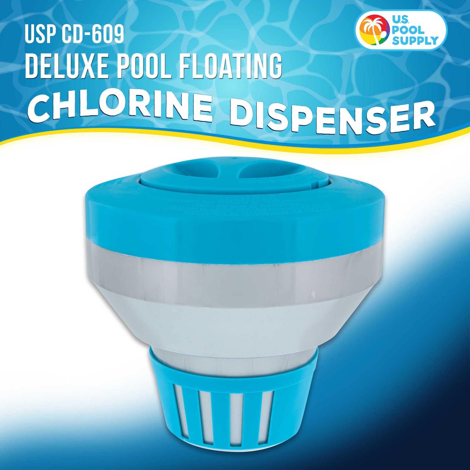U.S. Pool Supply Deluxe Pool Cleaner Floater Dispenser for 3" Tablets gallery