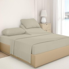 Split Top King Sheets Sets for Adjustable Beds – 100% Natural Cotton Split He…