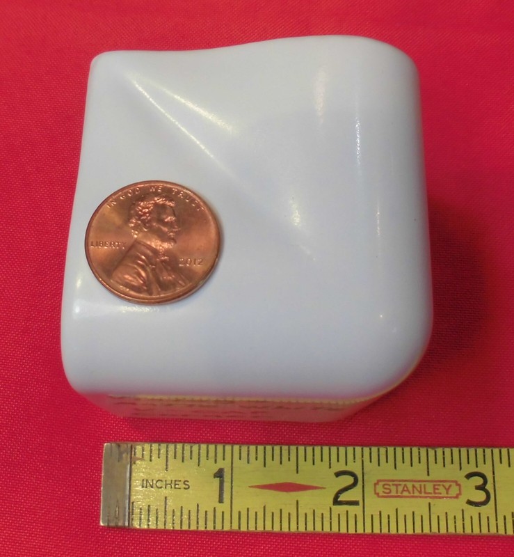 1 pc. *Vintage Matte White* V-Cap Corner Ceramic Trim Tile: Counter Top Edging gallery