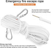 Wire Center Flag Pole Rope 5/16 Inch 65 Feet with 2 Pieces Stainless Steel Snap gallery