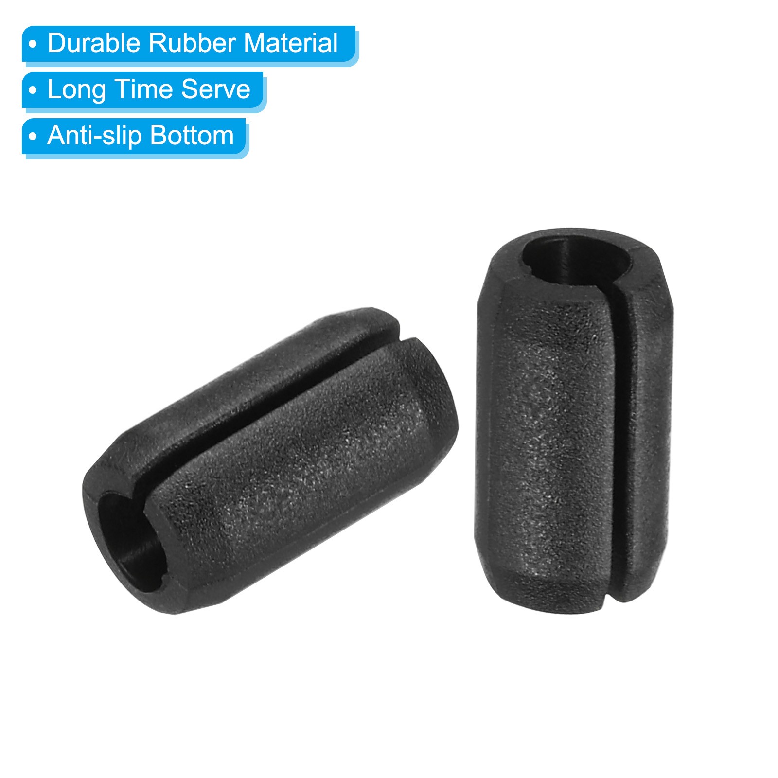 Kitchen Sink Rack Feet, 100pcs 5x 8mm Plastic Feet Black gallery