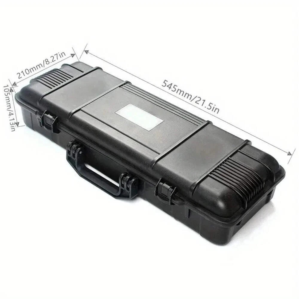 6 Sizes Black Hard Shell PP Toolbox Shockproof Portable Tool Storage Case gallery