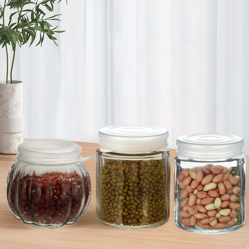 Heclia Extra Small Silicone Stretch Lids 2 Inch, 8 Pack Cruet Lid 5cm, Clear gallery