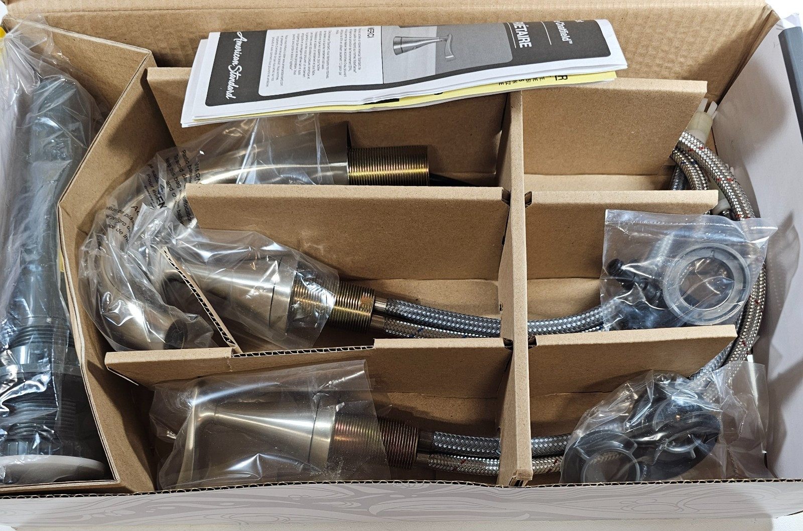 American Standard Chatfield 8" Bath Faucet Brushed Nickel 7413801.295 Open Box gallery