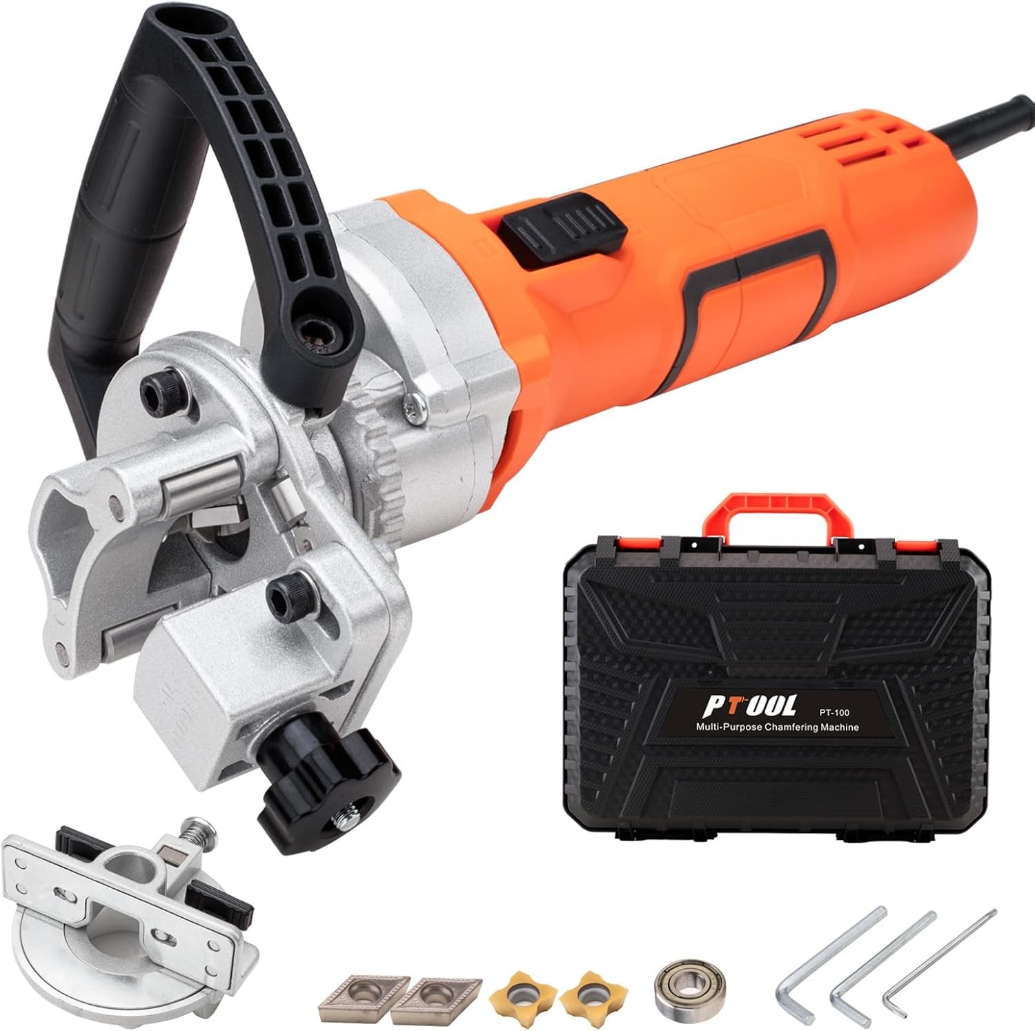 850W Handheld Chamfer Tool Metal Beveling PT-100 120V gallery