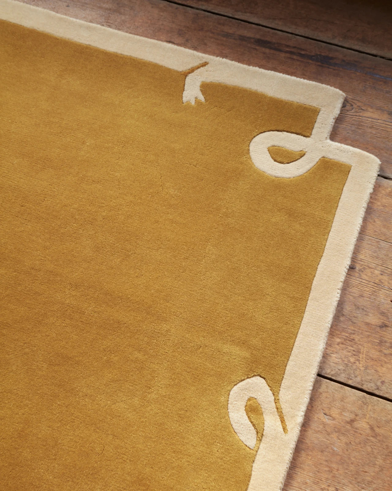 Nordic Knots Loop Yellow Rug Giancarlo Valle New Zealand Wool Hand-Tufted Rug gallery