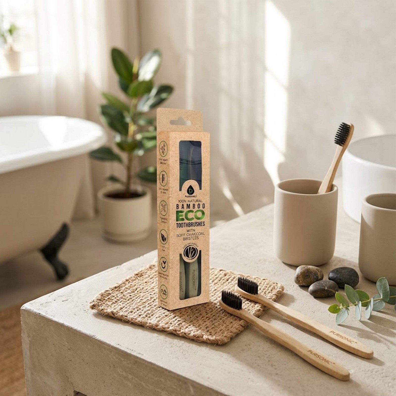 100% Natural Bamboo Toothbrush gallery