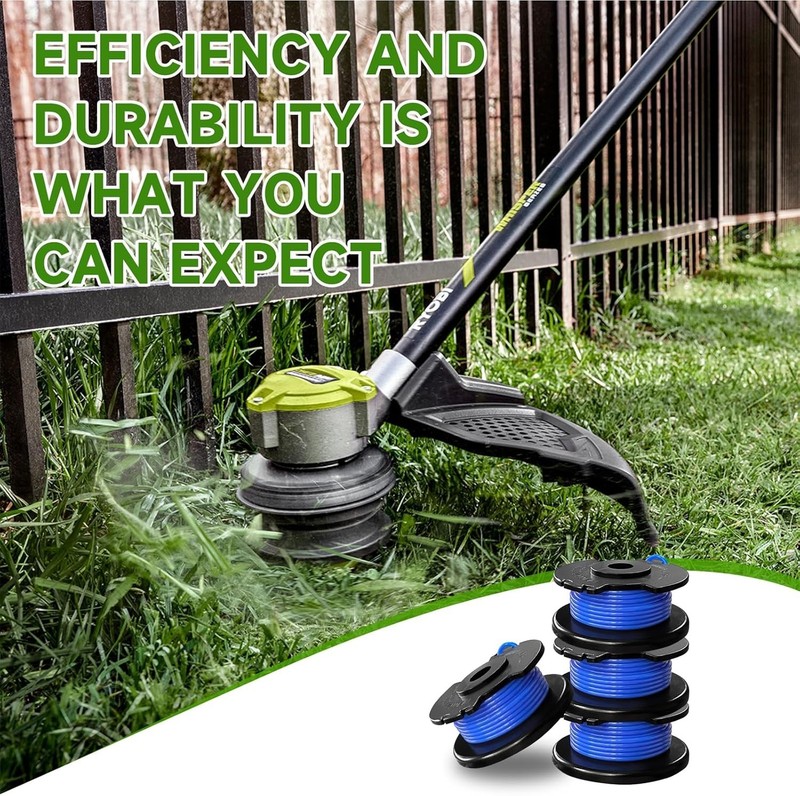 String Trimmer Replacement Line 6-Pack Spools AC14HCA Cap 0.065 11ft Autofeed 40 gallery