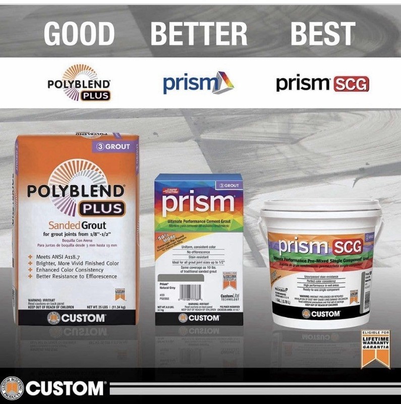 Custom Building Products PolyBlend Plus Non-Sanded Grout 10 lbs gallery
