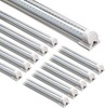 10 Pack 8FT 72W LED Shop Light 10000LM 5000K V Shape Linkable Plug-in Garage gallery