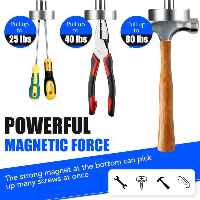 3PCS Telescoping Magnetic Pick Up Tool Extendable up to 31", 30lb 40lb 3Pcs gallery