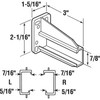 Drawer Track Back Plate, 5/16 In. X 7/8 In., Plastic, White (1-Pair) gallery