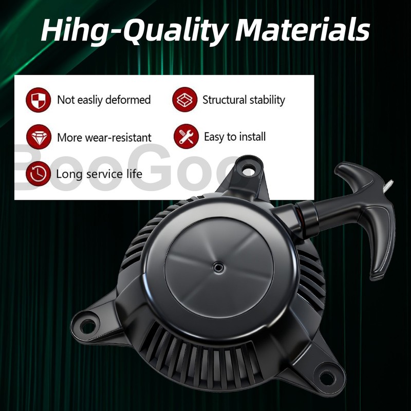 Recoil Starter Assembly w/ Pull Cord for Predator Surge 1400W Inverter Generator gallery
