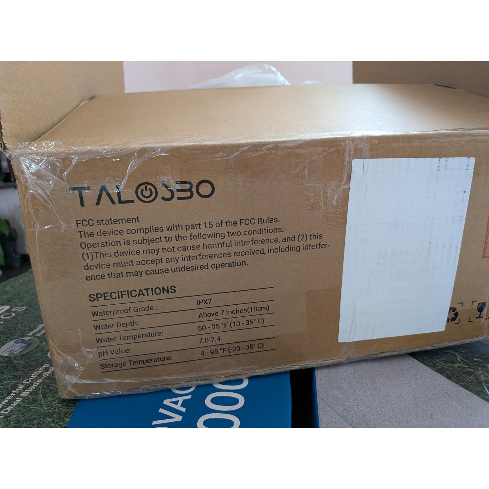 Open Box NEW Talosbo Pleco SK02 Solor Powdered Robotic Pool Surface Skimmer gallery