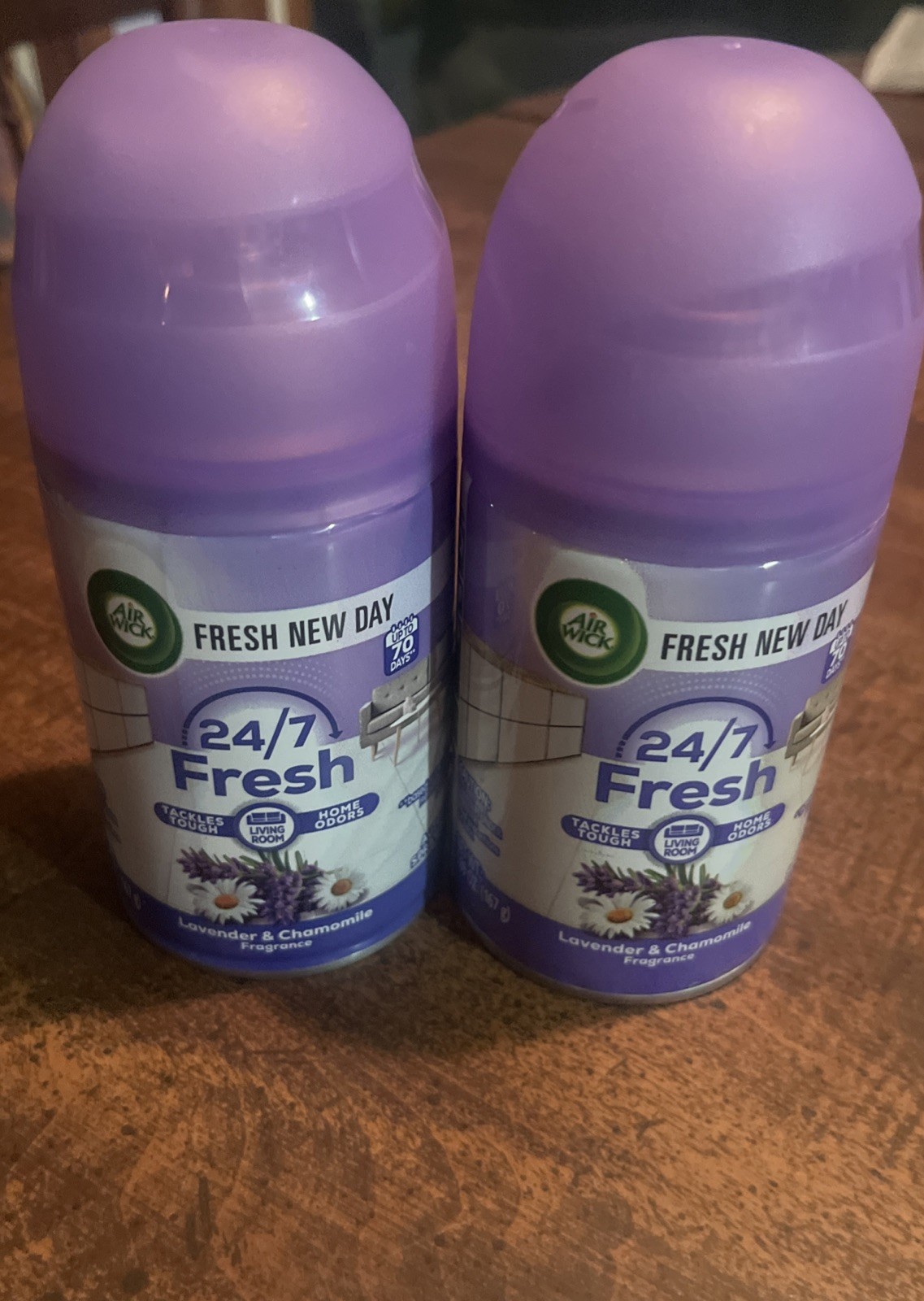 Air Wick Freshmatic 24/7 Fresh Kit + 2 Refills Lavender Chamomile Auto Spray gallery