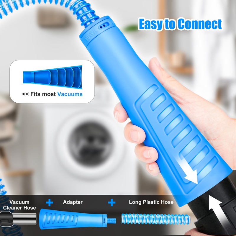 Dryer Vent Cleaner Kit Vacuum Attachment Hose with Lint Remover Cleaning Brush gallery