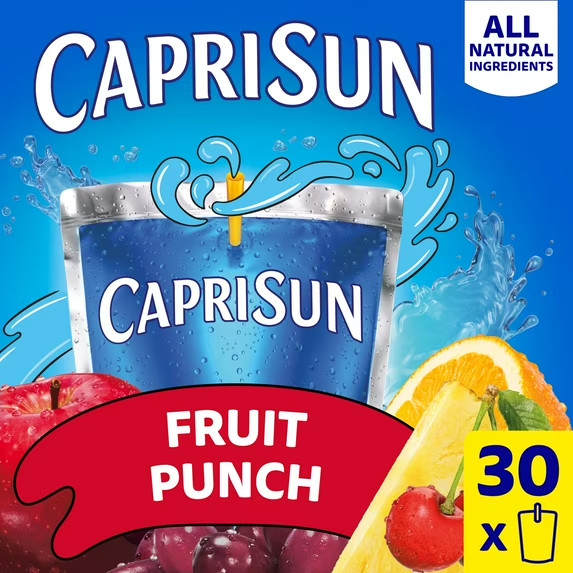 Capri Sun Fruit Punch Juice Box Pouches, 30 ct Box, 6 fl oz Pouches.. gallery