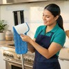 18” Microfiber Looped Flat Mop Set, 400GSM, Pro Grade, (1 Handle/1 Frame/2 Pads) gallery