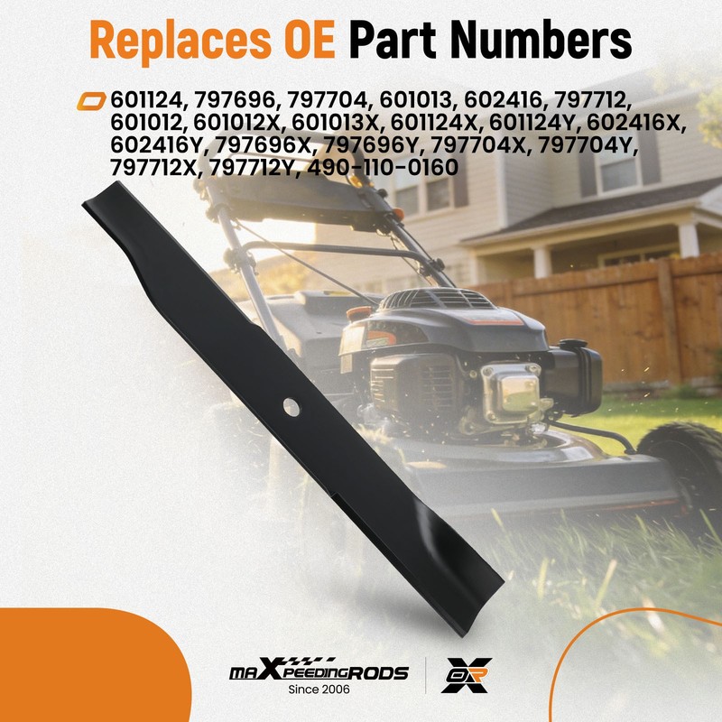 18 1/2" Replacement Blade 3-Pack for Hustler Super 88 Z FasTrak 797704 gallery