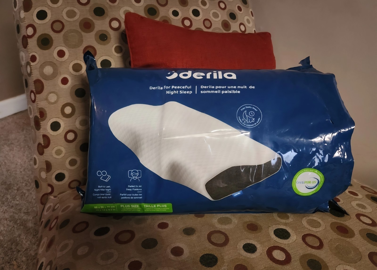 Derila Ergo Cervical Neck Plus Size Pillow For Sleep Contour Memory Foam gallery